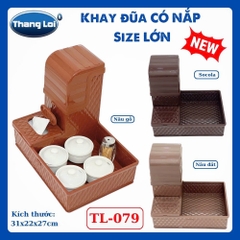 Khay đũa có nắp lớn 079