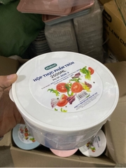 HỘP THỰC PHẨM TRÒN 2500ML HOKORI 6528-3