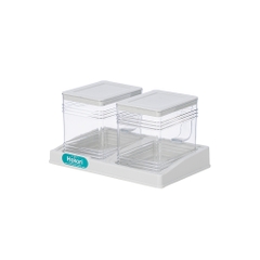 LỌ GIA VỊ VUÔNG BỘ 2 HOKORI 2940
