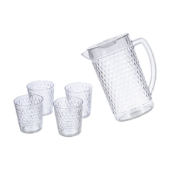 BỘ CA TỔ ONG 1900ML 4 CỐC HOKORI 6075-1