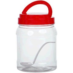 LỌ KEO TRÒN 1KG CÓ QUAI P38-1051-1