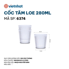 CỐC TĂM LOE 280ML 6374