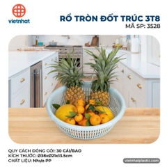 RỔ TRÒN ĐỐT TRÚC 3T8 HOKORI 3528