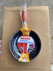 chảo inox liền khối  đáy từ 28 cm hioko