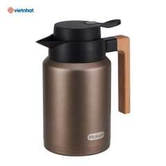 BÌNH GIỮ NHIỆT QUAI GỖ 1500ML HOKORI 0115