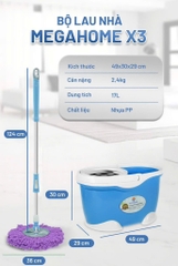 Bộ lau nhà Megahome X3