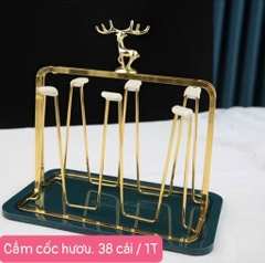 cắm cốc vuông vàng đĩa xanh