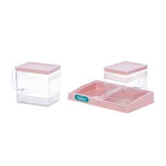 LỌ GIA VỊ VUÔNG BỘ 2 HOKORI 2940