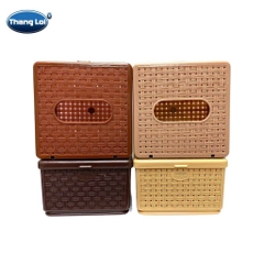 Hộp giấy vuông đan mây lớn  TL065