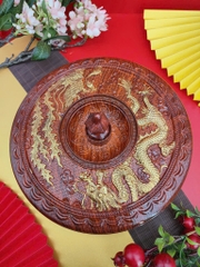 mứt nhạc long phụng vân gỗ