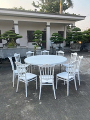 Bàn tròn nhựa 1m5, bàn nhựa 1m5 giá tốt bàn nhựa lớn, bàn tròn cao cấp, bàn nhựa cho quán ăn