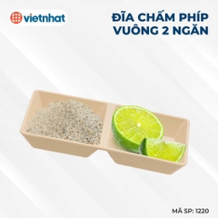 ĐĨA CHẤM PHÍP VUÔNG 2 NGĂN 1220