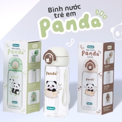 BÌNH NƯỚC TRẺ EM PANDA 480ML HOKORI 0080