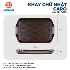 KHAY CHỮ NHẬT CARO 5629