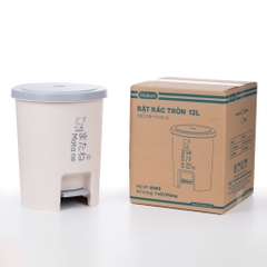 BẬT RÁC TRÒN 12L HOKORI 8069