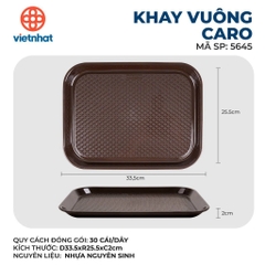 KHAY VUÔNG CARO 5645
