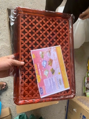 khay chữ nhật có vỉ 017