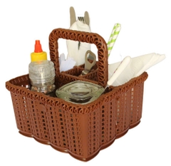 rổ vuông trung 6 ngăn có quai TL 054