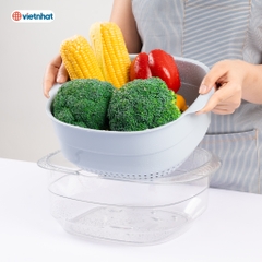 BỘ CHẬU RỔ NHẬT VUÔNG ĐẠI HOKORI 2339
