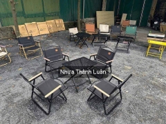 Ghế gấp vải hàng hộp giấy bavai (ghi chú màu)