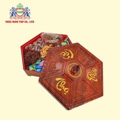 mứt nhạc lục năng vân gỗ