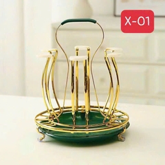 cắm cốc tròn vàng đĩa xanh-X-01