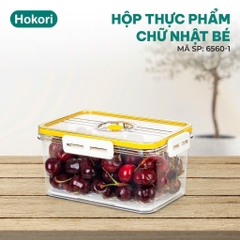 HỘP THỰC PHẨM CHỮ NHẬT BÉ HOKORI 6560-1