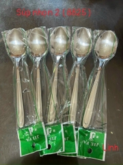 thìa súp 2 nhọn xanh 8825