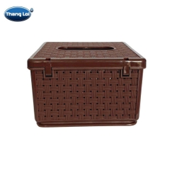 Hộp giấy vuông đan mây lớn  TL065