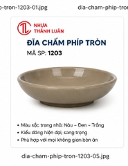 ĐĨA CHẤM PHÍP TRÒN 1203