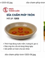 ĐĨA CHẤM PHÍP TRÒN 1203