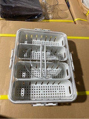HỘP THỰC PHẨM CHỮ NHẬT 4 NGĂN HOKORI 6510-1