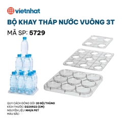 BỘ KHAY THÁP NƯỚC VUÔNG 3T 5729