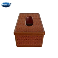 hộp giấy chữ nhật đan mây lớn TL067