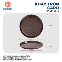 KHAY TRÒN CARO 5646