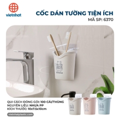 CỐC DÁN TƯỜNG TIỆN ÍCH 6370