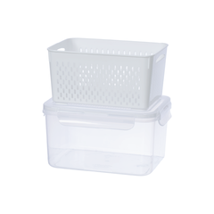 HỘP THỰC PHẨM CHỮ NHẬT 2 LỚP THÁI TRUNG HOKORI 6572-2