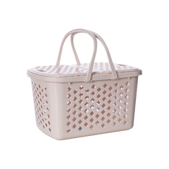 GIỎ NẮP HOA THỊ BÉ 3381