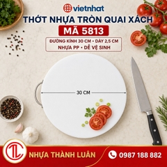 THỚT NHỰA TRÒN QUAI XÁCH 30X2.5 CM 5813