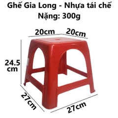 Ghế đẩu thấp lỗ Gia Long CC 9087