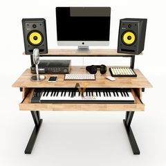 Bàn phòng thu StudioDesk T772 nhỏ có hộc kéo đàn (120x60x94cm)