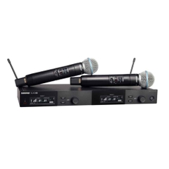 Shure SLXD24D/B58 Digital Wireless Dual Handheld Microphone System - J52 Band
