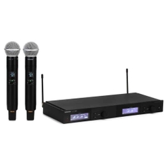Shure SLXD24D/SM58 Digital Wireless Dual Handheld Microphone System - G58 Band