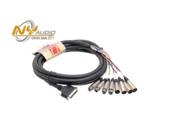 Cáp AES/EBU Snake, DB25 to 4 x XLR3M and 4 x XLR3F, 3 m