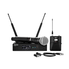 Shure QLXD124/85 Combo Wireless Handheld and Lavalier Microphone System - H50 Band