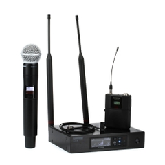 Shure QLXD124/85 Combo Wireless Handheld and Lavalier Microphone System - J50A Band