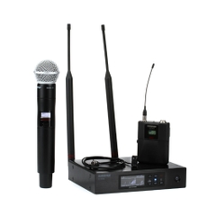 Shure QLXD124/85 Combo Wireless Handheld and Lavalier Microphone System - V50 Band