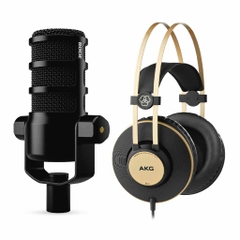 Micro thu âm RODE Podmic USB + Tai nghe AKG K92