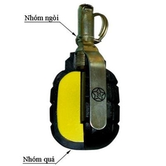 Mô hình Lựu đạn F1 cắt bổ composite