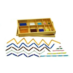 Khay chứa các chuỗi hạt màu